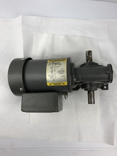 Baldor Industrial Motor 0.16 HP 38 RPM 3PH 208-230/460V .9-1/5A Gearmotor - Picture 1 of 6