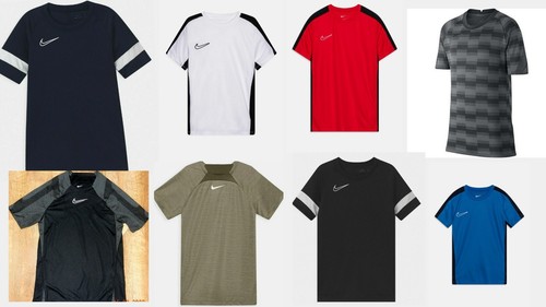 NIKE Academy Tech BOYS Nike T Shirt Junior Tee AGE From 6-15 --20 NEW Colours - 第 1/38 張圖片