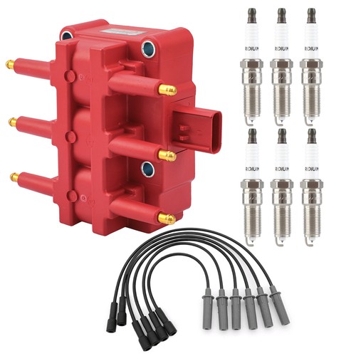 UF305 Ignition Coil & Iridium Spark Plugs & Wire Set for Jeep Wrangler 2007-2011 - Picture 16 of 20