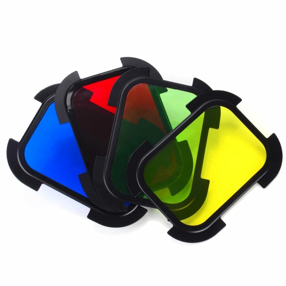 US Godox BD-07 Barn Door Honeycomb Grid Color Filter Set For Flash AD200 A200Pro - Image 4 of 4