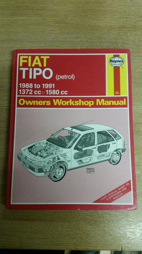 FIAT TIPO PETROL 1988-1991 HAYNES WORKSHOP MANUAL 1625  IN A USED COND FREE P&P - Picture 1 of 12