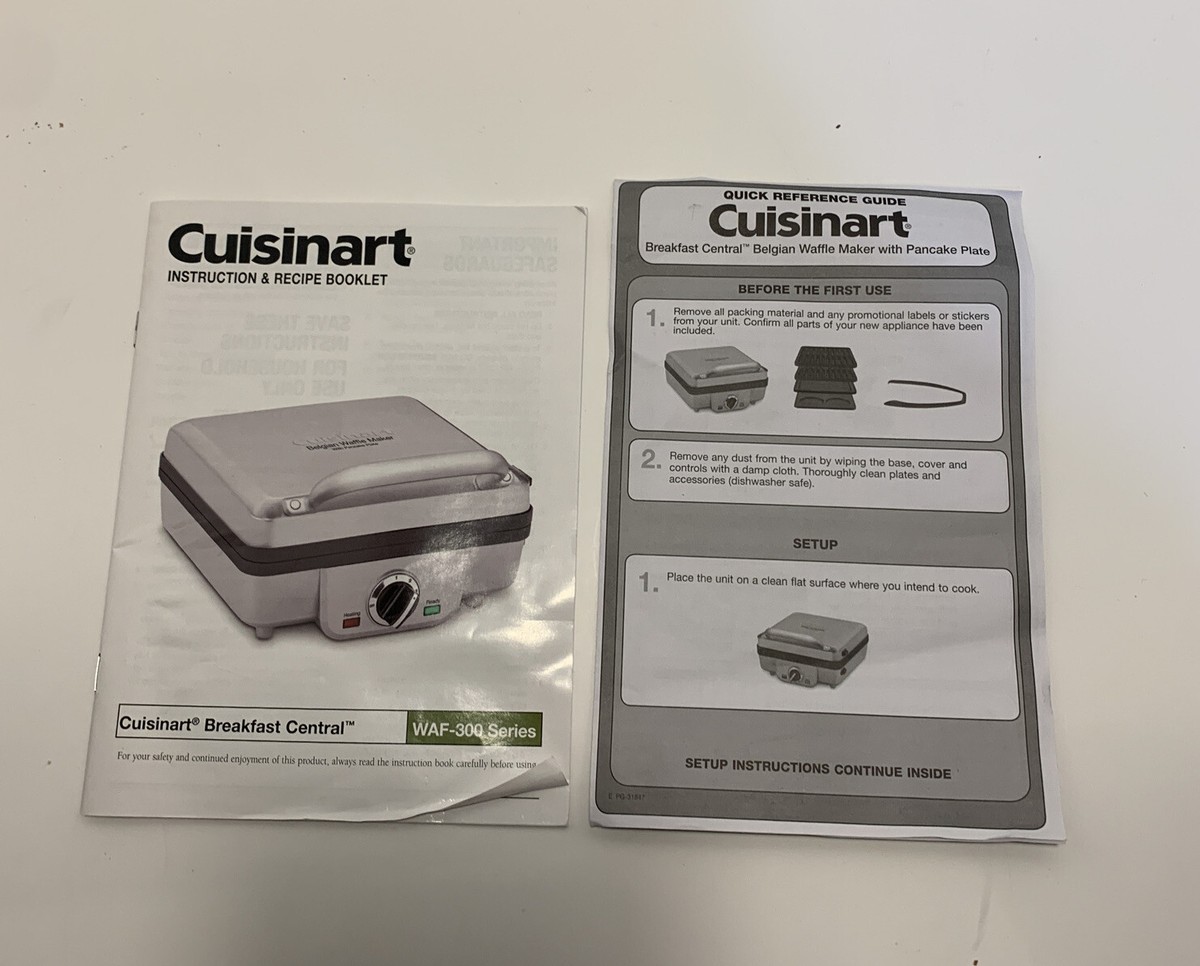 Cuisinart WAF-300 Belgian Waffle Maker. | eBay