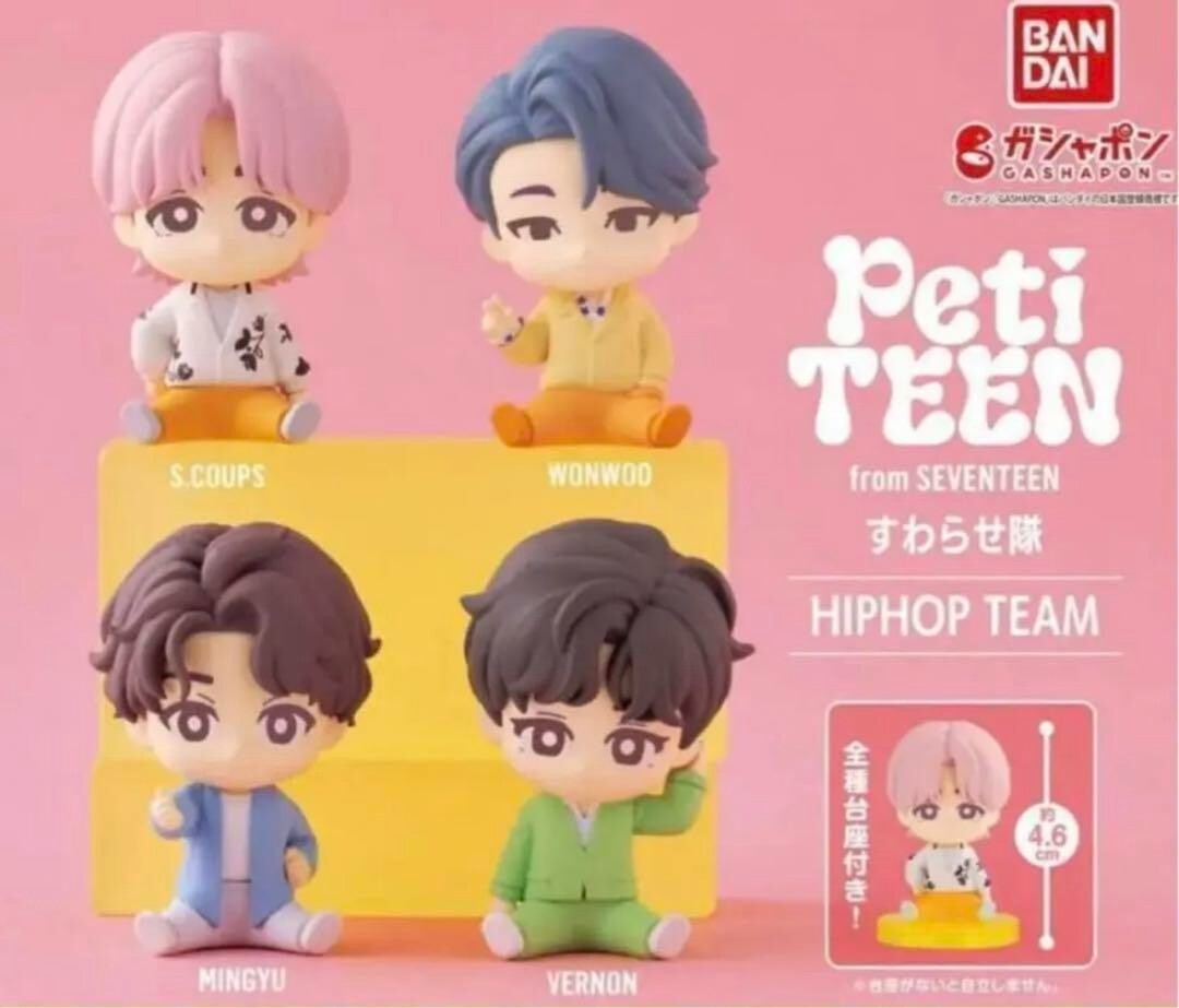 PetiTEEN from SEVENTEEN Suwarasetai HIPHOP TEAM set of 4 PetiTEEN from SEVENTEEN Suwarasetai HIPHOP TEAM set of 4