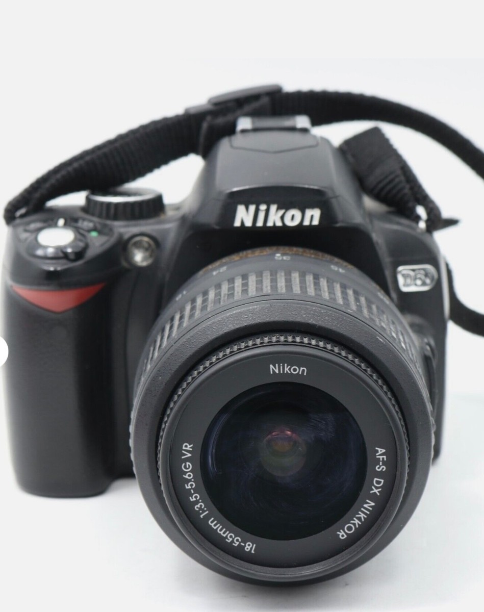 Nikon D D60 10.2MP Digital SLR Camera - Black (Kit w/ AF-S DX VR