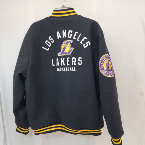 Giacca Ultra Game Taglia XL Uomo Lakers NBA Ufficiale Game Time Varsity - Unisex - Foto 4 di 11