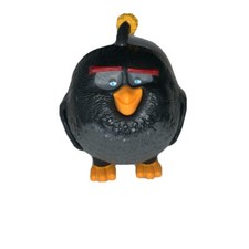 McDonald's Happy Meal Toy Angry Birds Black Bomb Action Figure 2016 9 Loose