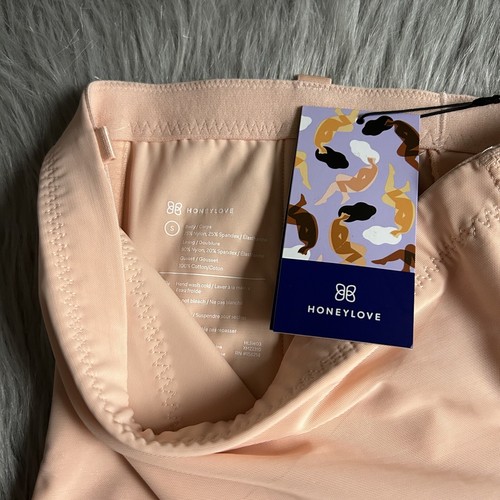 HoneyLove SuperPower Corto Donna Piccolo Rosa Marrone Shapewear All Over Sculpt - Foto 5 di 7