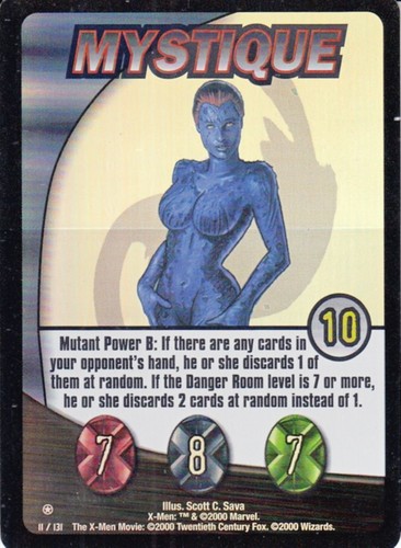 X-MEN PELÍCULA CCG JUEGO 2000 MAGOS TÚ ELIGES TARJETAS DE INSERCIÓN DE UNA SOLA LÁMINA 1/131, ETC. MA - Imagen 7 de 10
