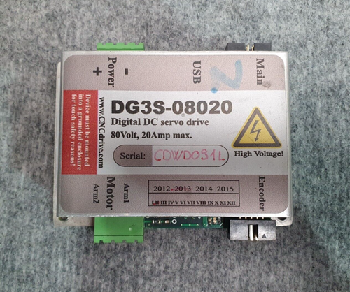 CNC DRIVE DG3S-08020 DIGITAL DC SERVO DRIVE - Picture 3 of 8