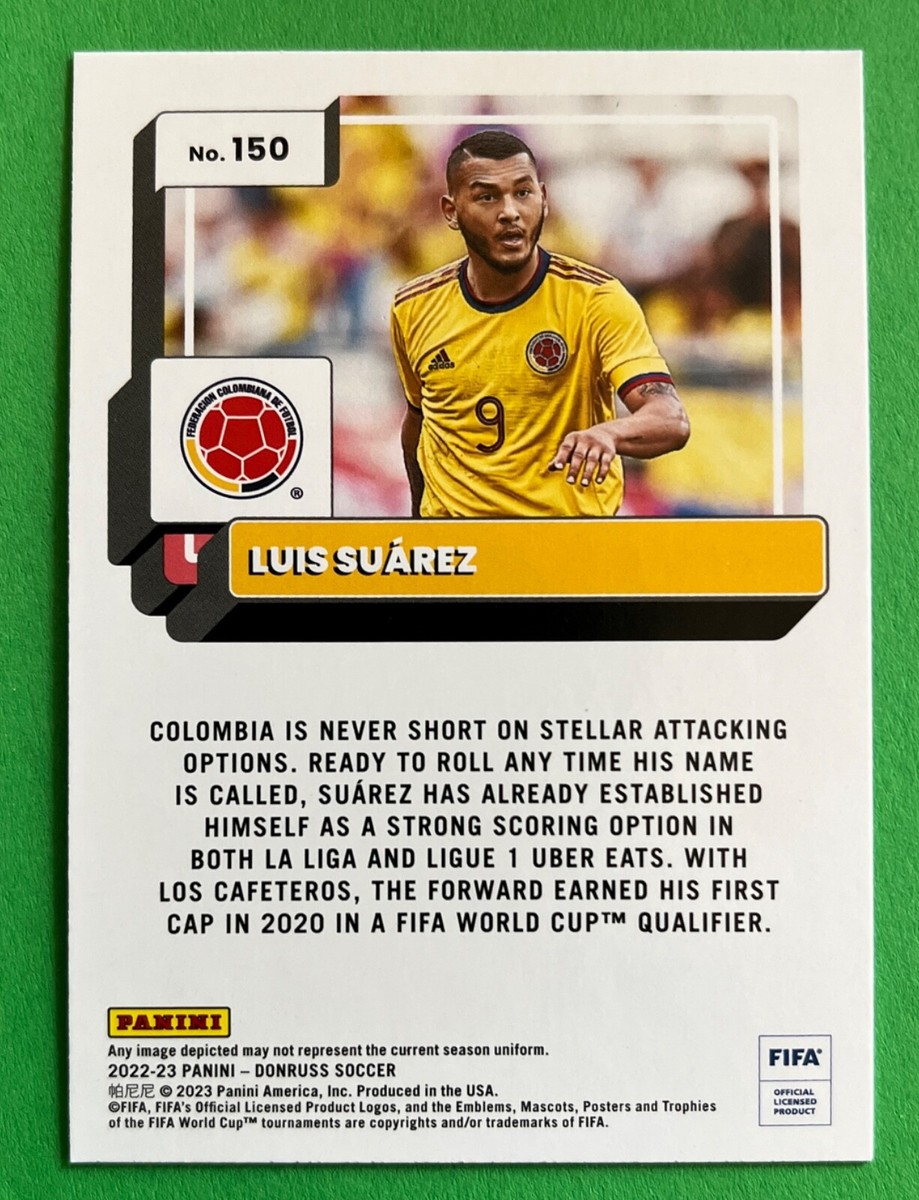 Luis Suarez 2022-23 Donruss FIFA ORANGE PARALLEL Card #150