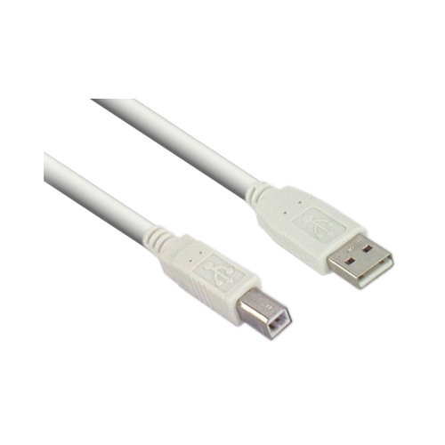 Cavo stampante AtoB USB 2.0 a colori 10 piedi nero, beige, rosso, giallo, verde, blu, bianco - Foto 8 di 15