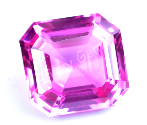 Natural Flawless Rhodolite Garnet 15.10 Ct Raspberry Pink Certified Loose Gem - Picture 5 of 6