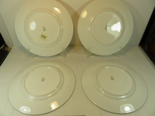 4 Lenox Westerly Platin Essteller 10 3/4 Zoll Bone China USA EUC - Bild 7 von 8