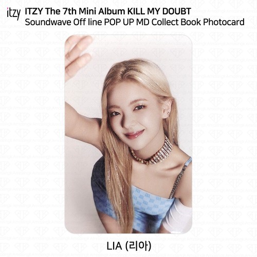 ITZY KILL MY DOUBT Soundwave Pop up MD Benefit Polaroid Photocard Collect book - Picture 37 of 79