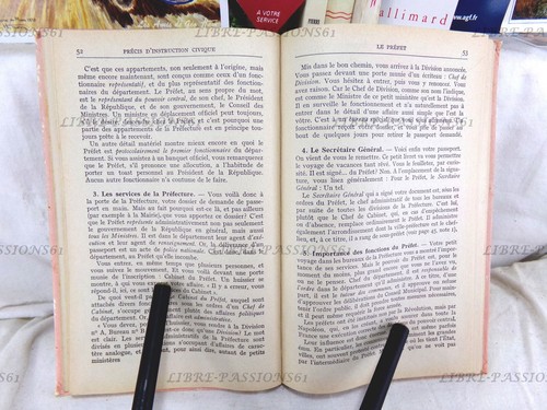 PRÄZISE BÜRGER- UND WIRTSCHAFTSAUSBILDUNG 6., 5., F. LONCAUD, EDIT. HACHETTE 1960 - Bild 12 von 16