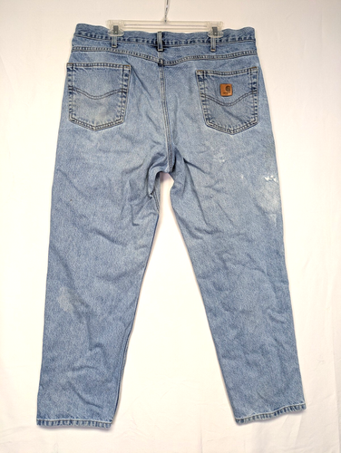 Lot Of 4 Mens Carhartt Jeans Size 38x30 and 38x31 Cotton Dungaree Flannel Lined - Bild 11 von 24
