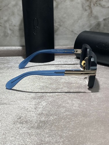 Legends Sonnenbrille 607 Matt Blau Silber Quadratisch Auffällig Mode Brille - Bild 8 von 8