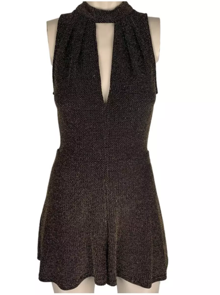 Topshop gold best sale jumpsuit
