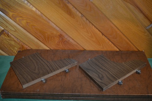 Mid Century Modern Salvage Double Tiered Table Pedestal Styled Supports MCM EUC - Picture 3 of 6