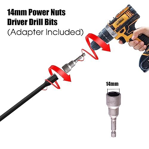 18” Ground Anchors (4pcs) Easy to Use with Drill, 30mm Diameter, Heavy Duty A... - Picture 2 of 9