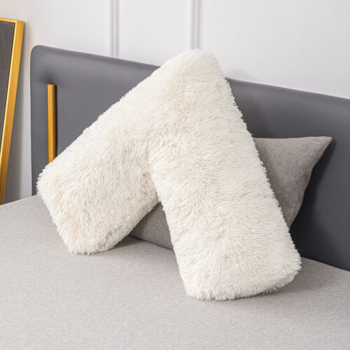 HUG & SNUG Luxus V-Kissen mit Kissenbezug orthopädische Kopf-Nacken-Stützkissen - Bild 19 von 43