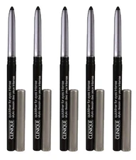 Lot of 5: Clinique Quickliner For Eyes Intense  Eyeliner ~ 01 Intense Black