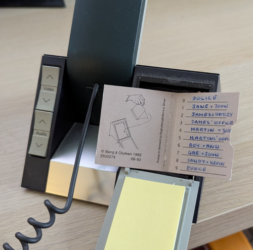 Bang & Olufsen Beocom 1500 landline phone with AV base, excellent condition - Zdjęcie 4 z 9