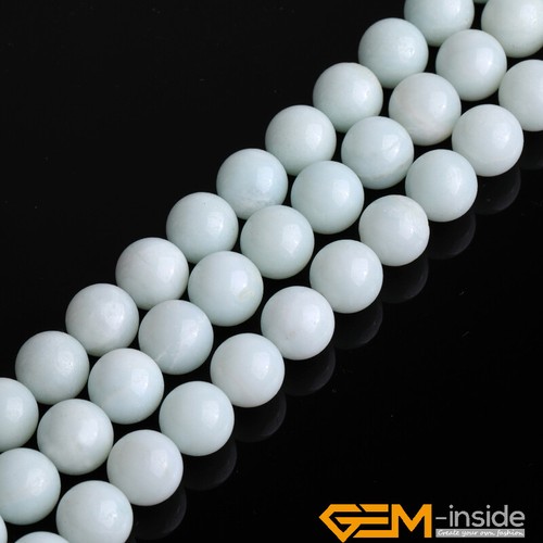 4mm 6mm 8mm 10mm Natural Amazonite Gemstone Round Beads For Jewelry Making 15" - Picture 47 of 85