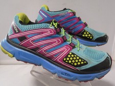 Salomon XR Mission 1 Womens Size 8.5 Teal Athletic Running Shoes Sneakers 327035