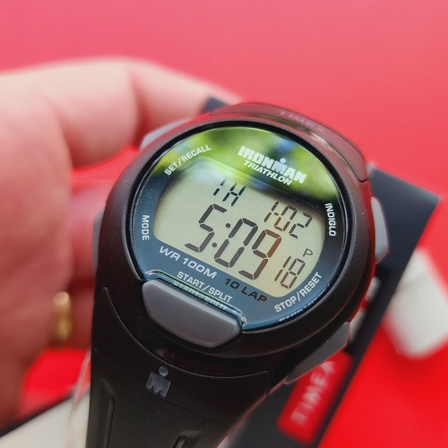 Timex Ironman Triathlon Watch Retro With Stand Retro T5K608 Iron Man Chronograph - Picture 6 of 10