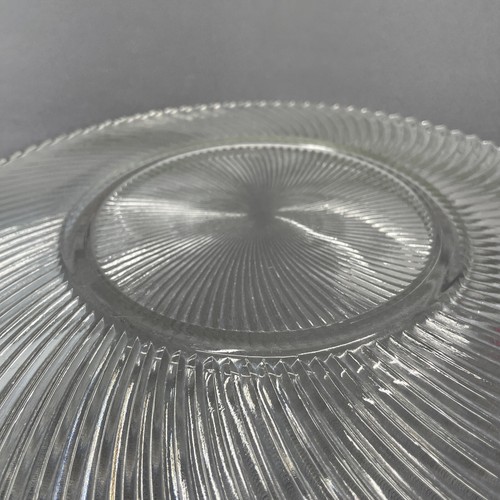 Federal Glass Diana Round Serving Platter 11 1/2" Clear Depression Glass - Picture 6 of 8