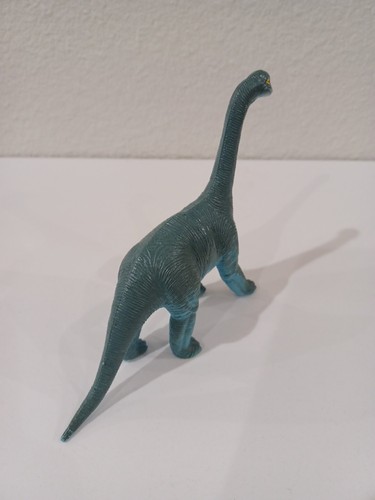 Vintage Imperial 1985 Brachiosaurus Dinosaur Toy Figure Blue/Green - Picture 8 of 8