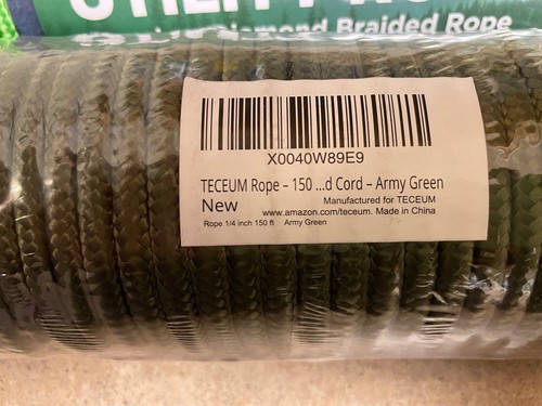 1/4”-150 ft~All-Purpose Utility Rope ,Camping, Crafting, Indoor & Outdoor 3 Pack - Picture 9 of 12