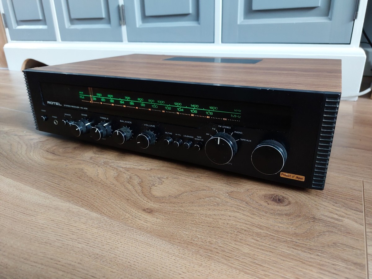 【ジャンク】ROTEL RX-402 チューナー ラジオ アンティーク ジャンク】ROTEL RX-402 チューナー ラジオ アンティーク