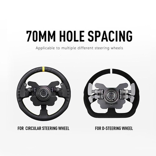 70mm Steering Wheel Quick Release+Wheel Base Racing for Simulator Simagic Moza - Picture 9 of 19