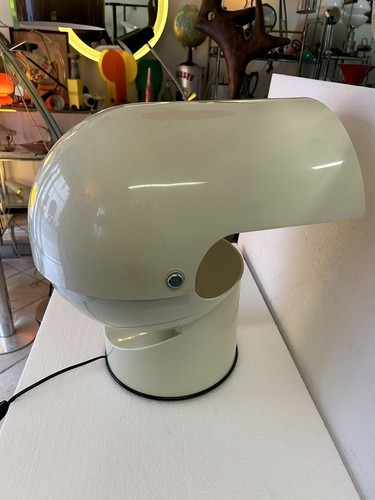 LAMPADA TAVOLO 1970s MEZZO PILEO ARTEMIDE GAE AULENTI DESIGN TABLE LAMP RARE - Picture 8 of 24
