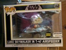 Funko Pop! Star Wars Hyperspace Heroes - Luke Skywalker en T-47 Airspeeder NUEVO