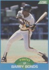 1989 Score - Barry Bonds #127