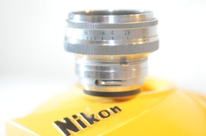 Nikon-Nikkor-H-C-5cm-f-2-RF-50mm-rangefinder-lens-Nippon-Kogaku-for-S-SP-S2-S3