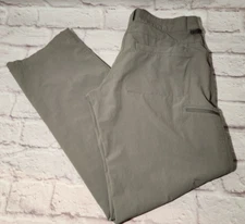 EMS Eastern Mountain Sports Women's Nylon Hiking Pants Sz 6 Cargo Gray Roll Up