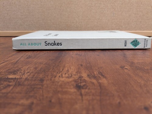 All About Snakes Bessie M Hecht 1956 Hardcover Random House DJ - Picture 8 of 15