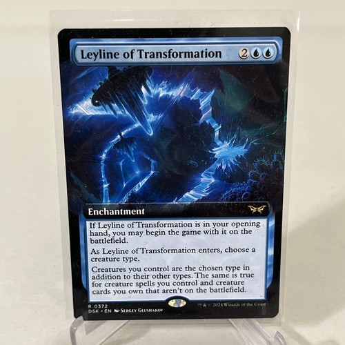 MTG Magic 0372 Leyline of Transformation Rare Borderless Extended Art Card DSK