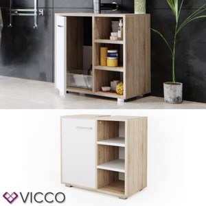 Vicco Waschtischunterschrank Perry Unterschrank Waschtisch Badschrank Sonoma