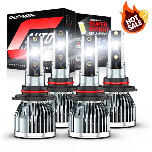 6000K LED Headlight Bulbs Hi Lo Beam Combo Kit For Pontiac Grand Prix 2004-2008