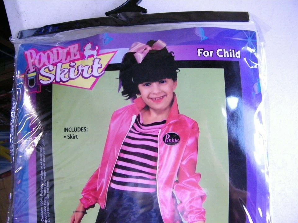 Falda Caniche Infantil (Negro) Disfraz Nuevo en Paquete Forum Costumes Inc. Foto 2 de 3