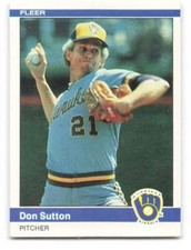 Don Sutton *HOF* Base / Insert Singles -You Pick -Topps, Fleer Donruss, etc