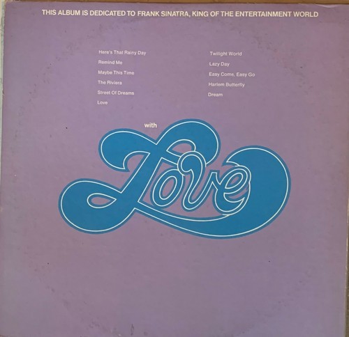 TONY BENNETT ** Gebraucht LP-WITH LOVE**KC 31460... PROMO G+/SEHR GUTER ZUSTAND - Bild 2 von 5