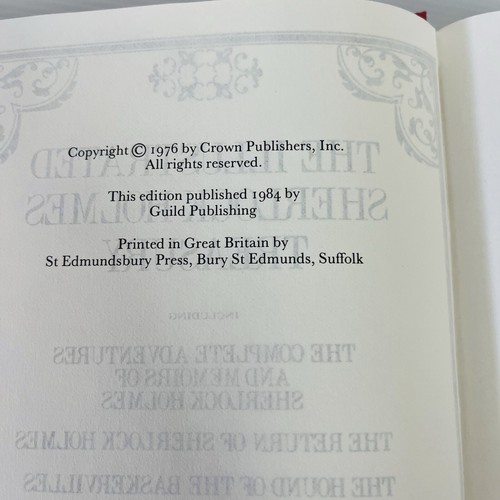 The Illustrated Sherlock Holmes Treasury Sir Arthur Doyle Hardcover Book 1984 - Picture 10 of 20