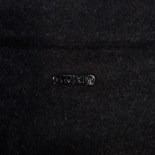 Calvin Klein Jacket Mens XL Black Wool Blend Smart Casual Work Office Casual - Picture 15 of 15