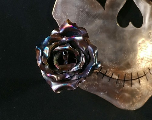 Sugar Skull Metal Wall Art #1632 Steampunk Day of the Dead Dia De Los Muertos - Picture 8 of 12